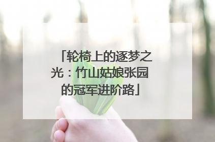 轮椅上的逐梦之光：竹山姑娘张园的冠军进阶路