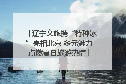 辽宁文旅携“特种冰”亮相北京 多元魅力点燃夏日旅游热情