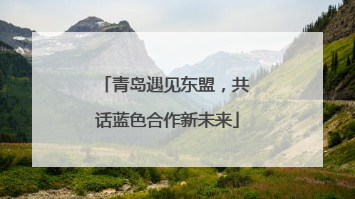 青岛遇见东盟，共话蓝色合作新未来