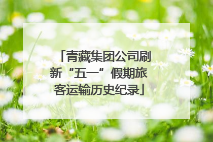 青藏集团公司刷新“五一”假期旅客运输历史纪录