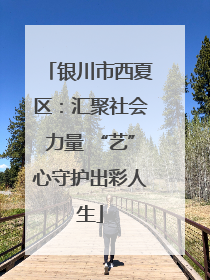 银川市西夏区：汇聚社会力量 “艺”心守护出彩人生