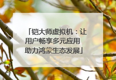 铠大师虚拟机：让用户畅享多元应用 助力鸿蒙生态发展
