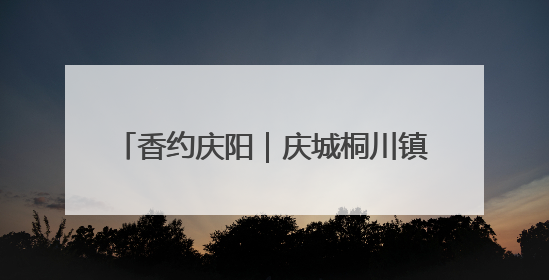香约庆阳｜庆城桐川镇：创新求变 让“小苹果”做成“大产业”