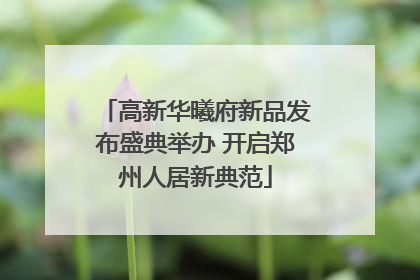高新华曦府新品发布盛典举办 开启郑州人居新典范