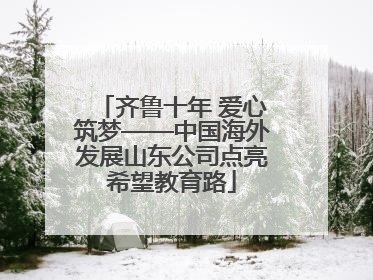 齐鲁十年 爱心筑梦——中国海外发展山东公司点亮希望教育路
