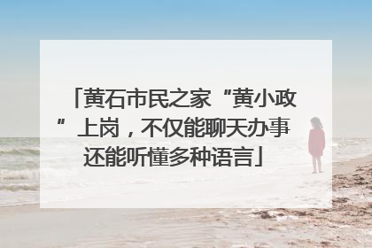 黄石市民之家“黄小政”上岗，不仅能聊天办事还能听懂多种语言