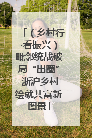 （乡村行·看振兴）毗邻统战破局“出圈” 浙沪乡村绘就共富新图景