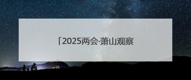 2025两会·萧山观察：“中国视谷”的新江湖