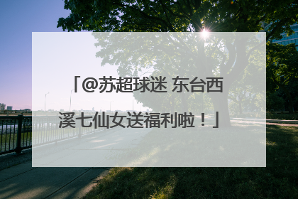 @苏超球迷 东台西溪七仙女送福利啦！
