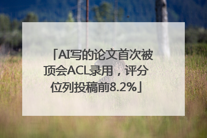 AI写的论文首次被顶会ACL录用，评分位列投稿前8.2%