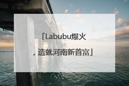 Labubu爆火，造就河南新首富