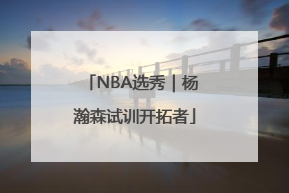 NBA选秀｜杨瀚森试训开拓者